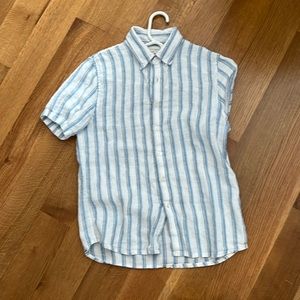 linen XS button up shirt Abercrombie, and Finch